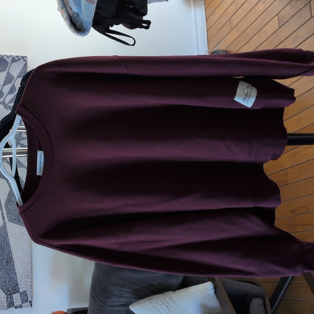 Burgundy Crewneck Sweatshirt